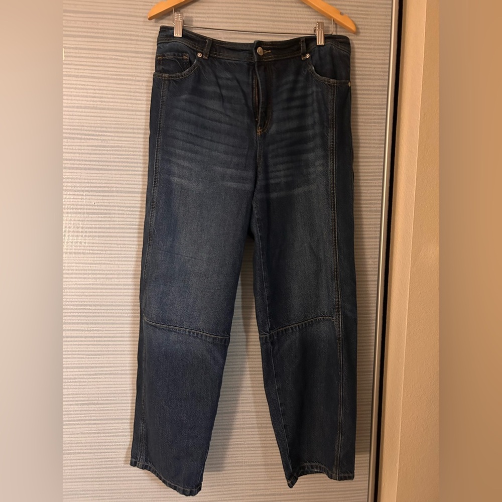 LOFT Women's barrel jeans